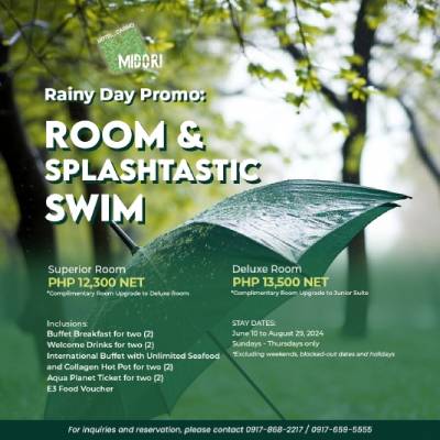 Rainy Day Getaway: Exclusive Clark Hotel Promo with Aqua Planet Tickets