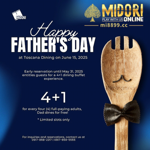 Celebrate Father’s Day 2025 at Midori Clark Hotel